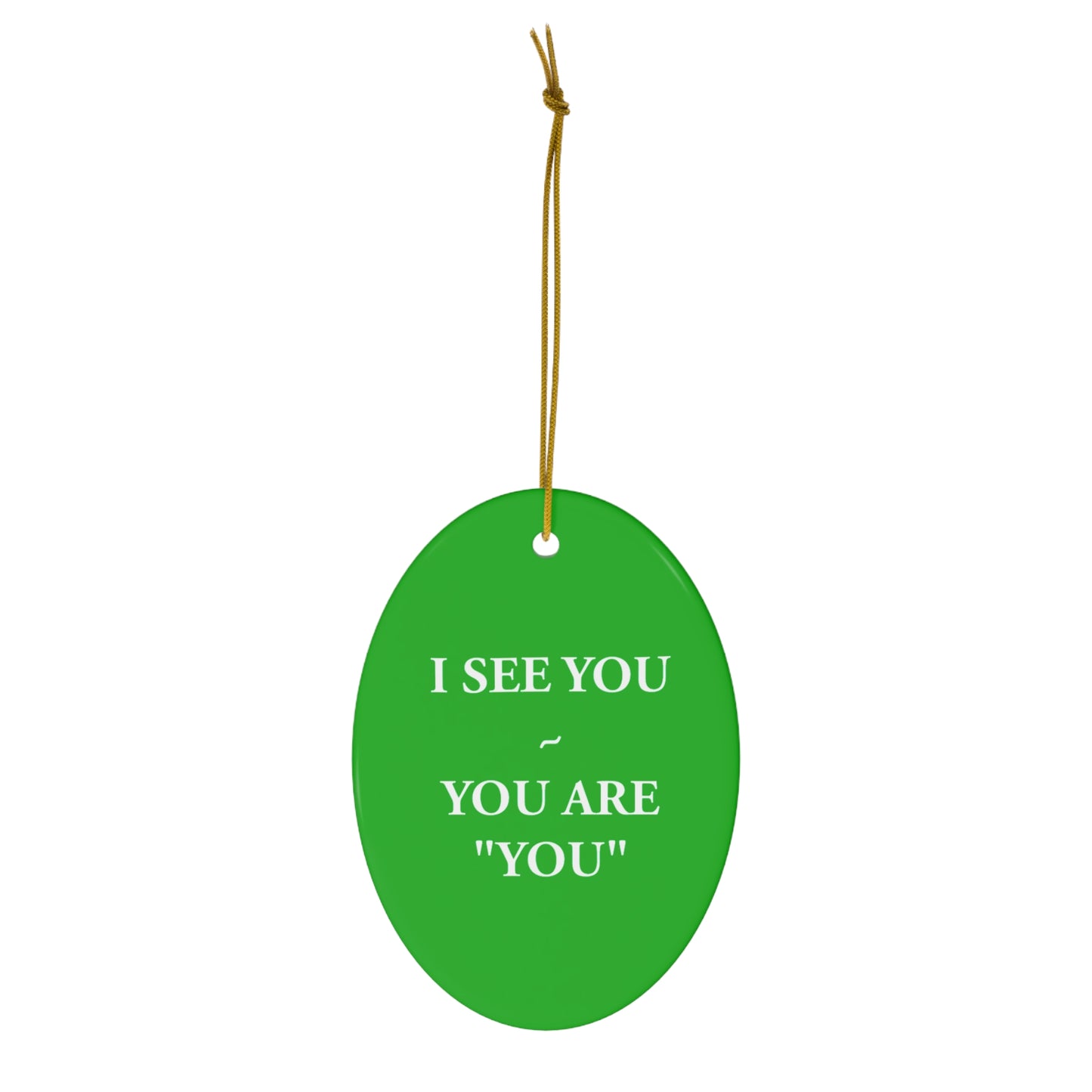 James' Compliment Ceramic Ornament, 1-Pack